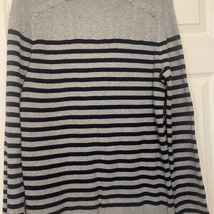 Talbots Gray Knit Sweater